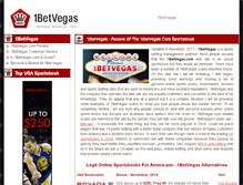 Tablet Screenshot of 1betvegas.org
